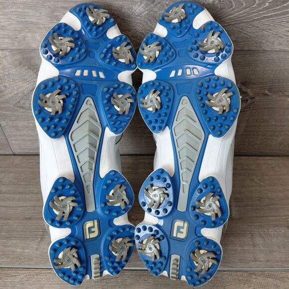 FootJoy FJ HyperFlex Golf Shoe Men 13 Gray Waterproof Lace Up Soft Spikes 51022 - Picture 8 of 9